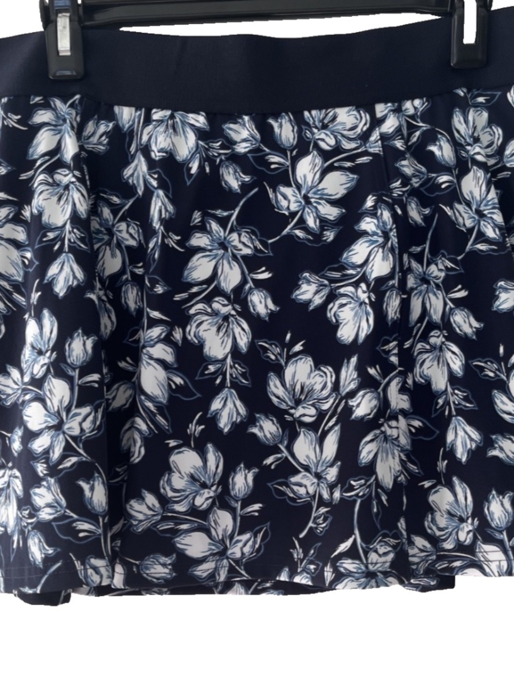 NEW Tommy Bahama Skirt Shorts Skort Golf Athletic QuickDry Tennis Blue Floral XL